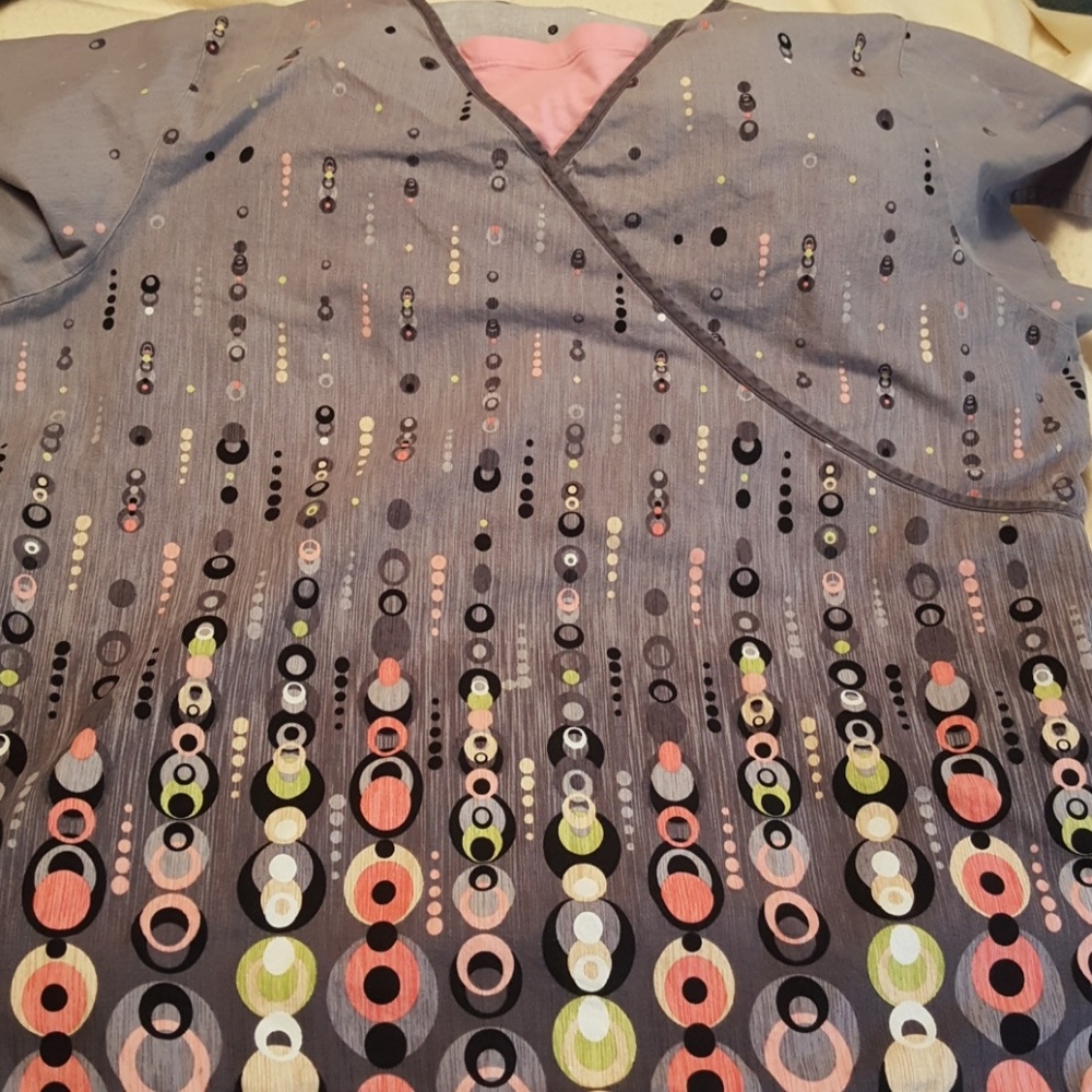 Women's cute scrub top size 3x